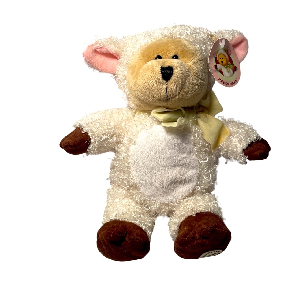 Starbucks Barista Bear Easter Lamb 2009 Retired Collectible Plush P4